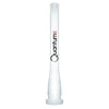 Quantum Sci 6-Slitted Glass Downstem - White - Quantum Scientific Glass