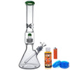 16 Inch Matrix Perc Beaker Glass Bong Bundle - Quantum Scientific Glass